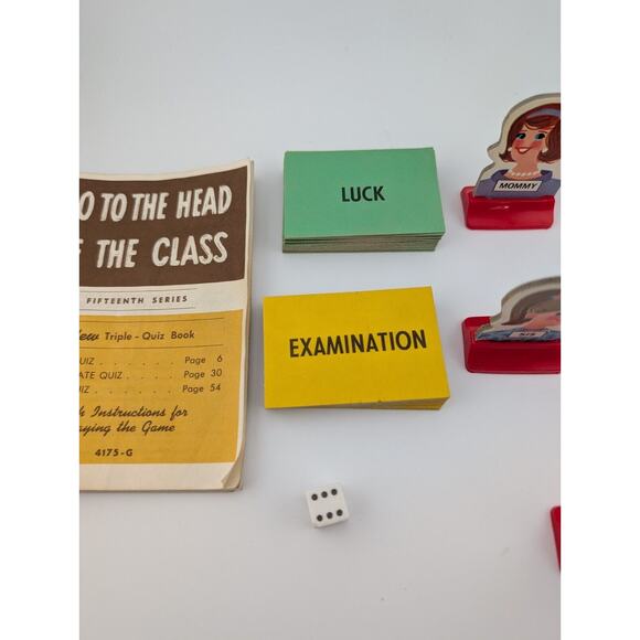 Go To The Head Of The Class Replacement Game Parts Vintage 1969 - Picture 4 of 8